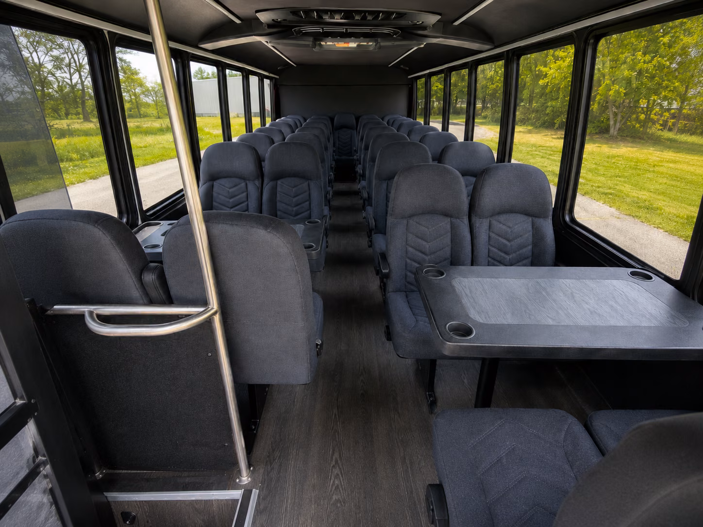 corpus christi 15 passenger minibus inside