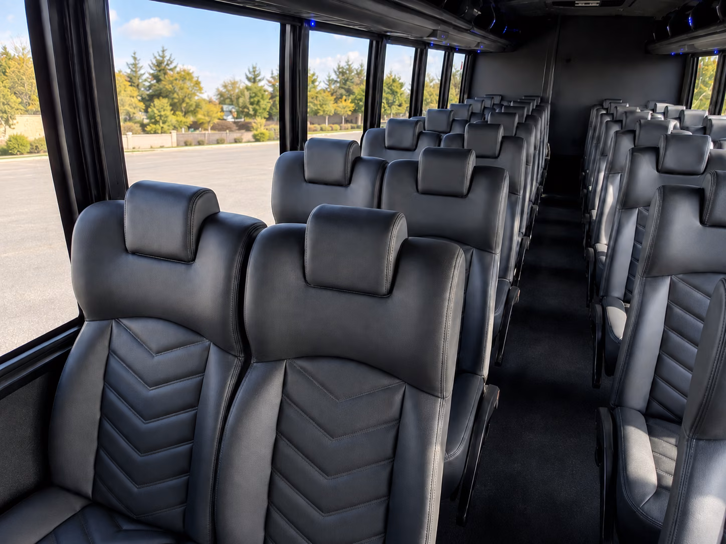 corpus christi 15 passenger minibus interior