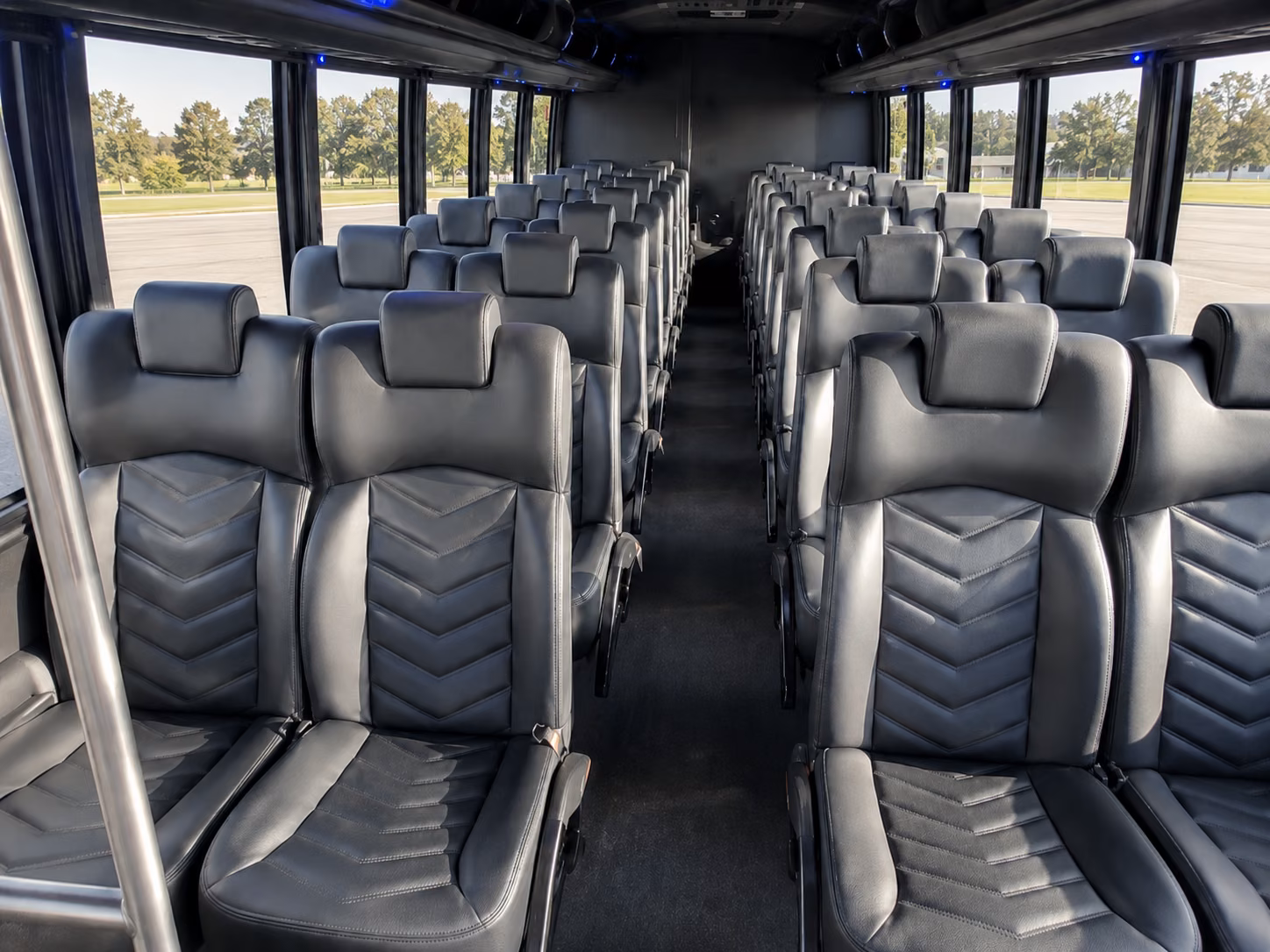 corpus christi 18 passenger minibus inside