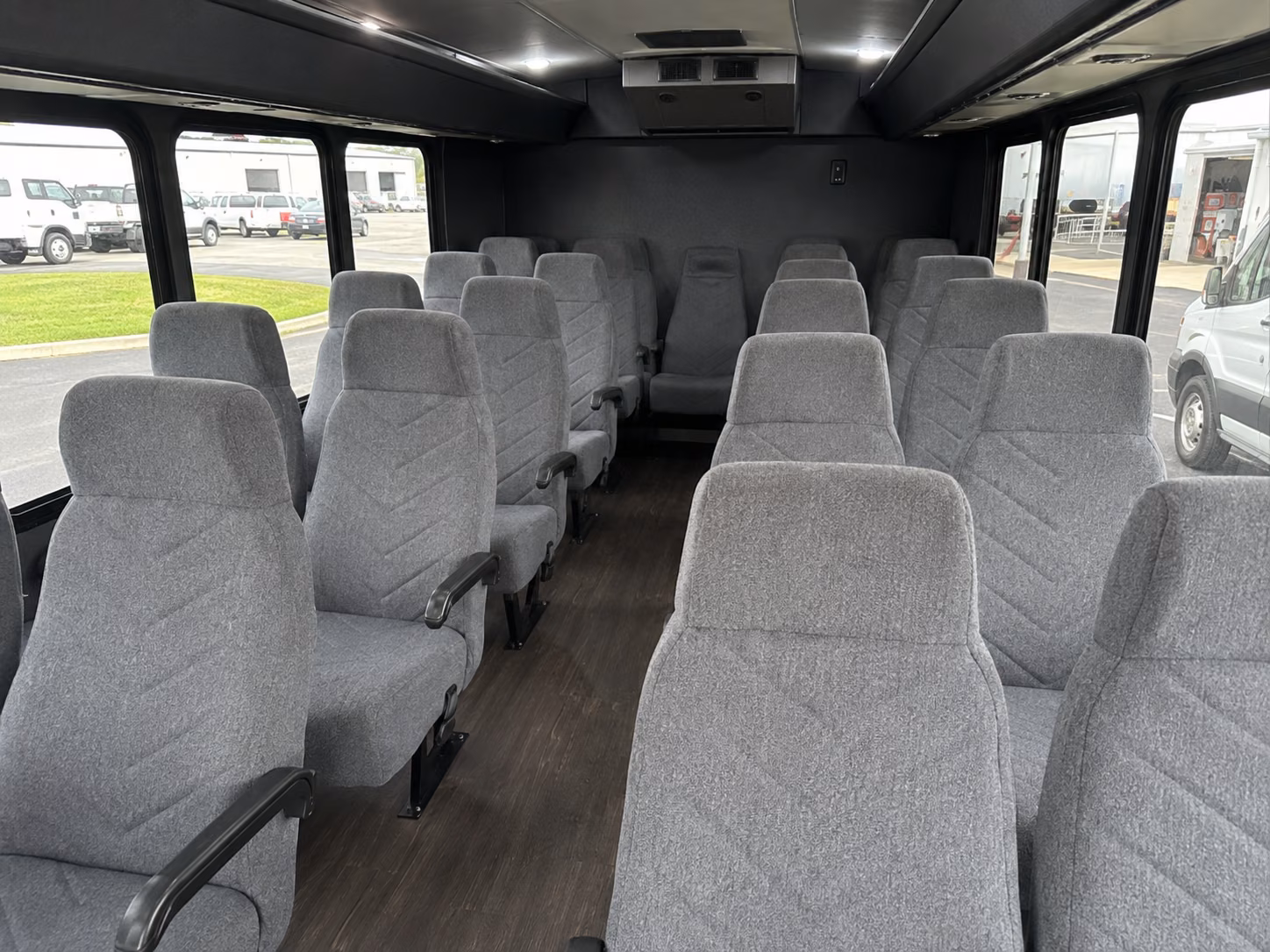 corpus christi 18 passenger minibus interior
