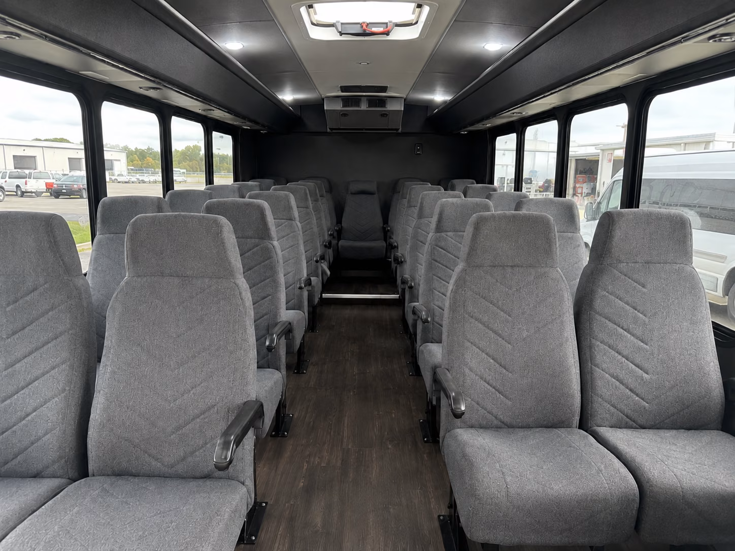 corpus christi 20 passenger minibus inside