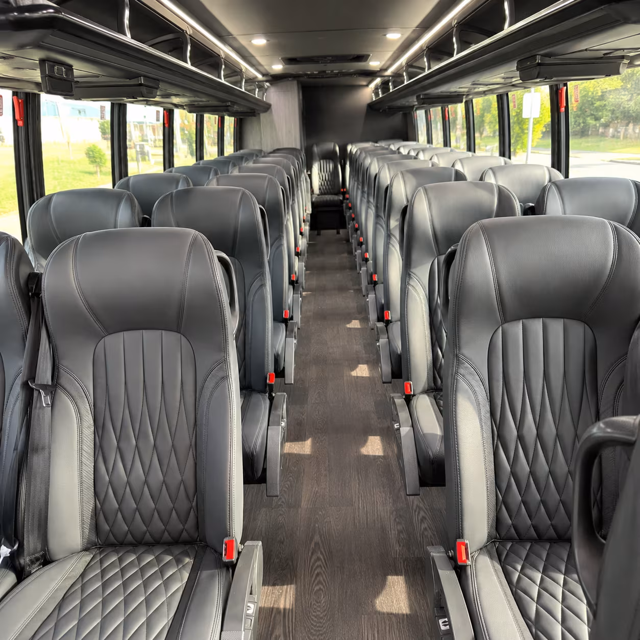 corpus christi 30 passenger minibus interior