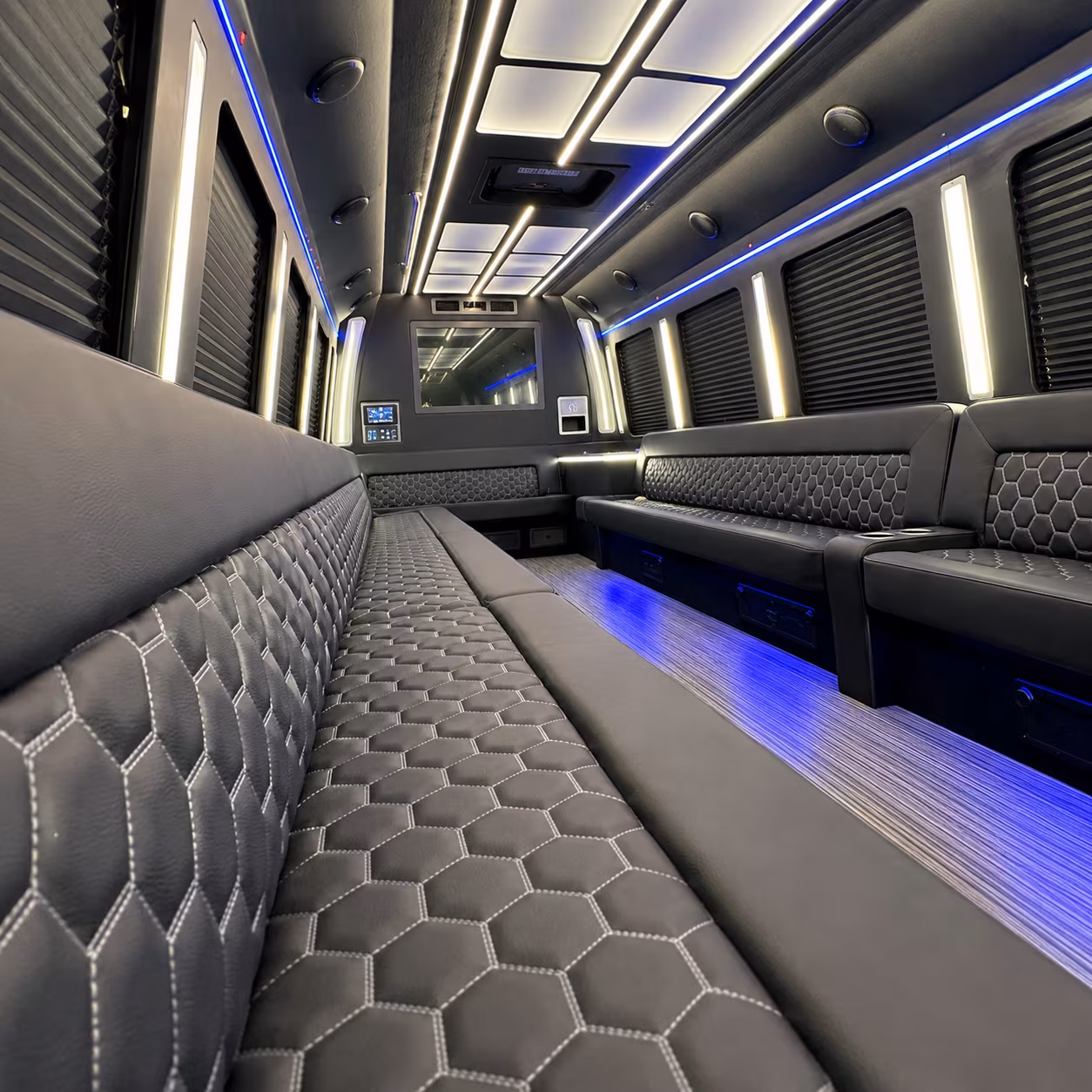 corpus christi party bus interior