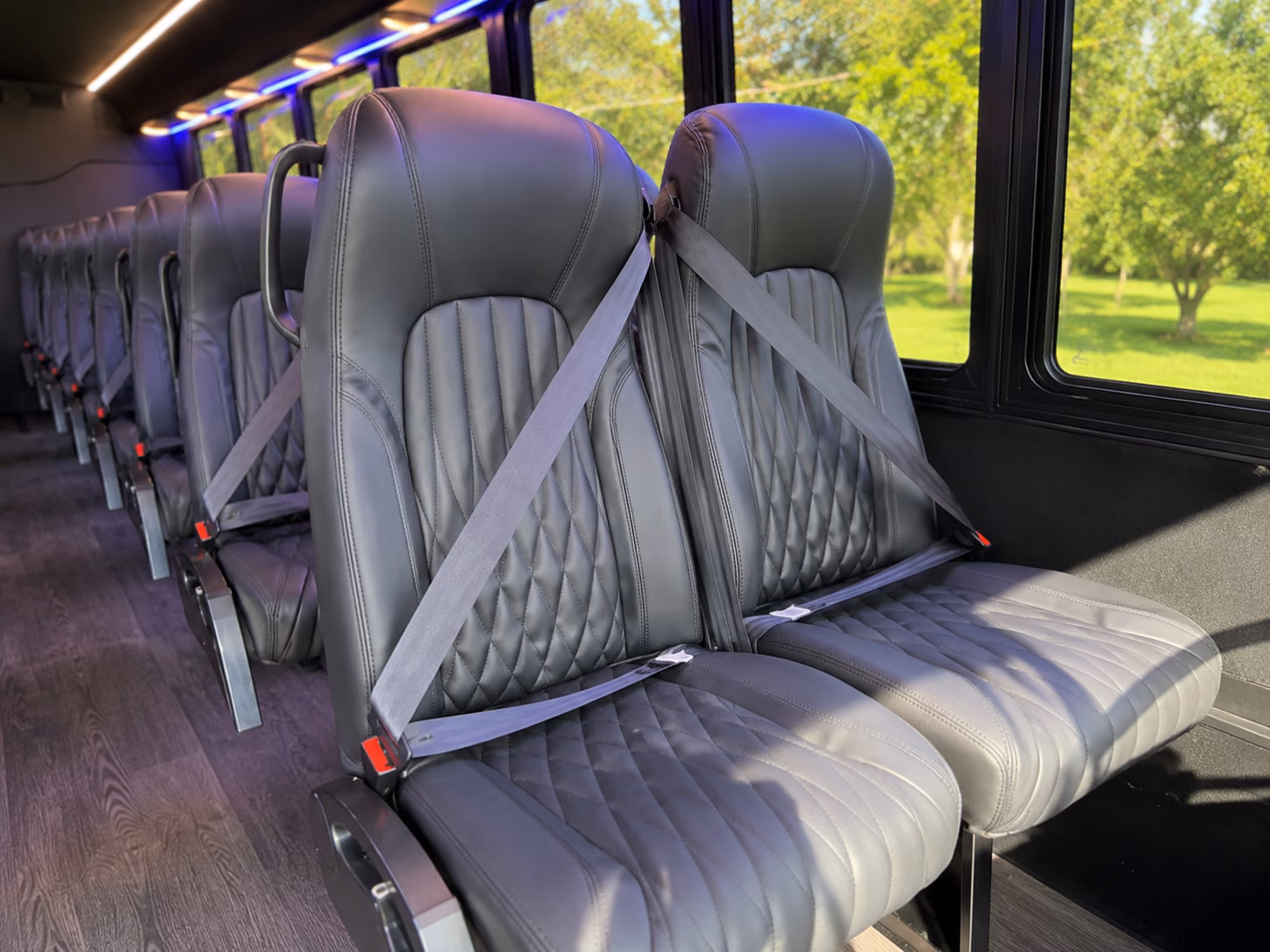 wedding guest shuttle buses between corpus christi hotels and your venue